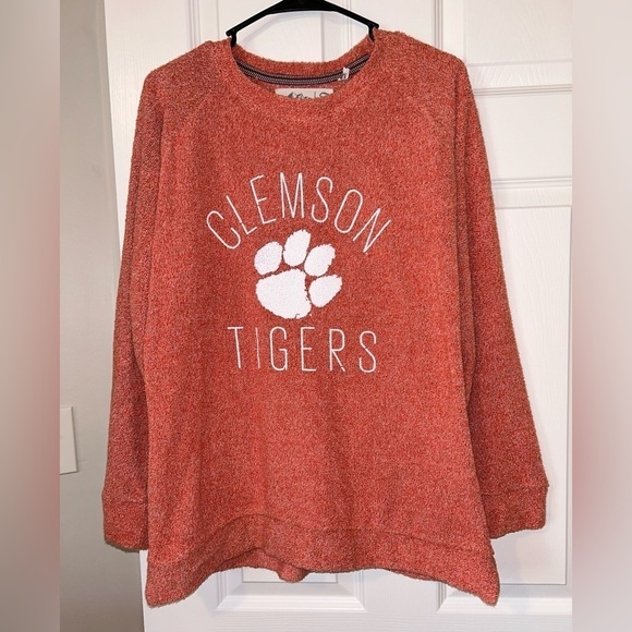 Pressbox Tops - Clemson Tigers Pressbox Comfy Terry crewneck sweatshirt - size M